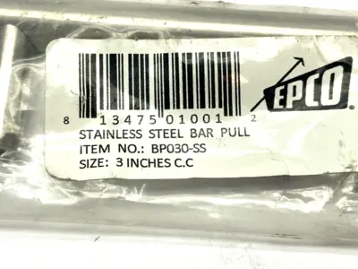 BP030-SS | Epco  Pull Bar - New