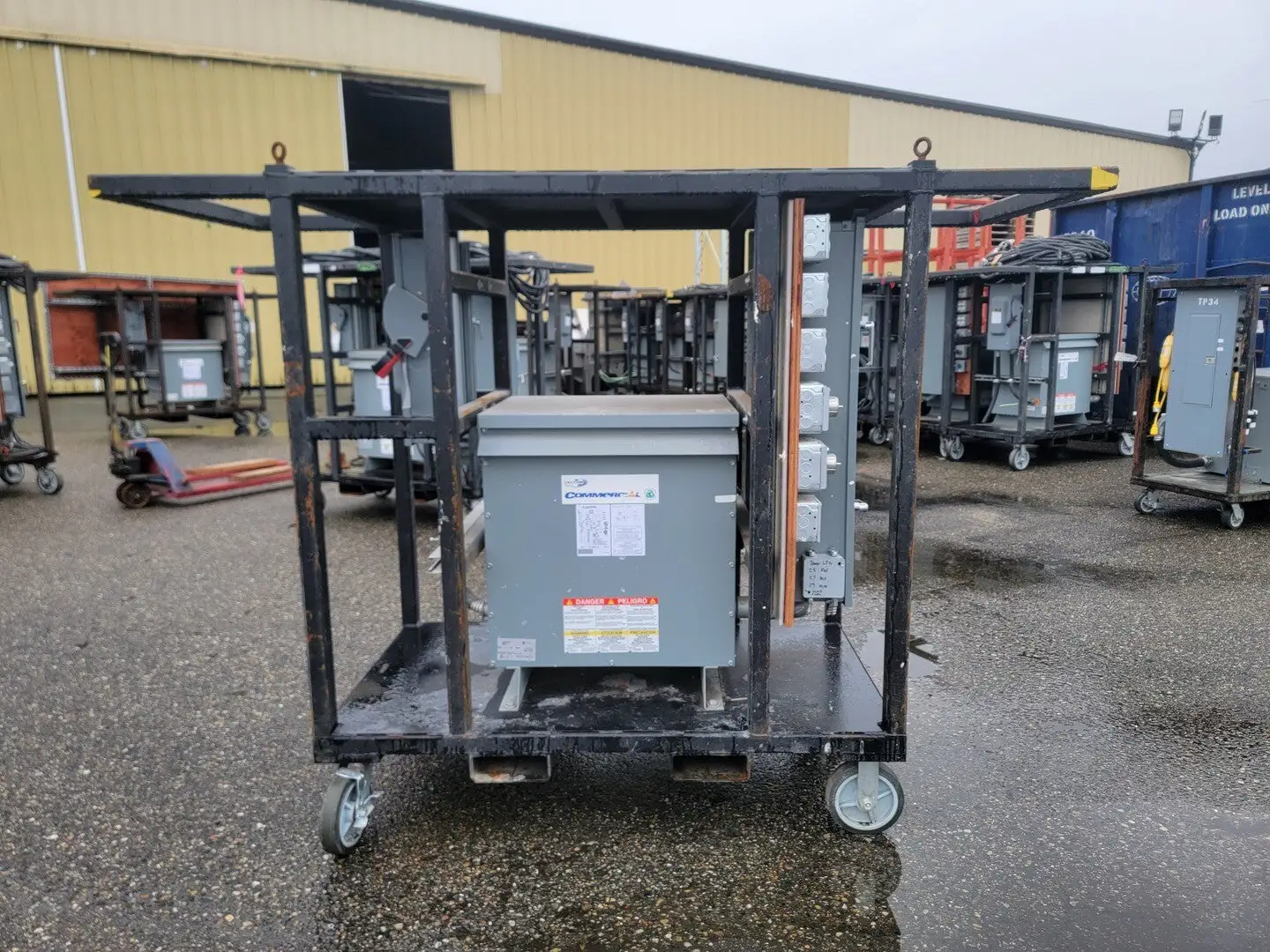 75 kVA Temporary Power Distribution Cart 600V Pri. 208Y/120V Sec.