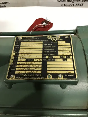 USED BALDOR ELECTRIC CA17170