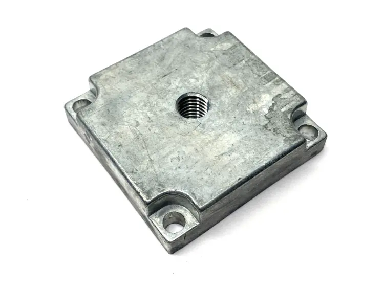 Used FlexLink End Plate for Beam, 64 x 64mm, M12 Thread, Zinc, Die-Cast Conveyor Parts Michigan US | Maverick Industrial Sales #1473947