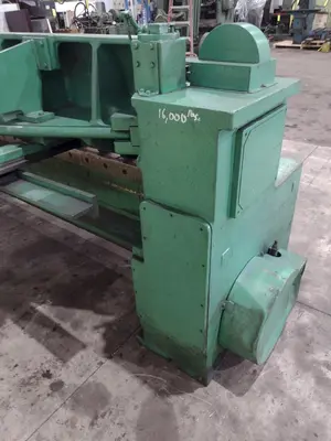 8' X 1/4" WYSONG MODEL #825 MECHANICAL POWER SQUARING SHEAR: STOCK #23635