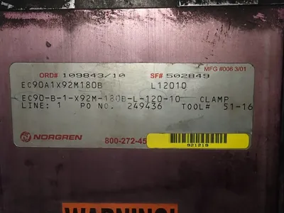 Used NORGREN EC90A1X92M180B Miscellaneous MRO Ohio US | HGR 24 #791972