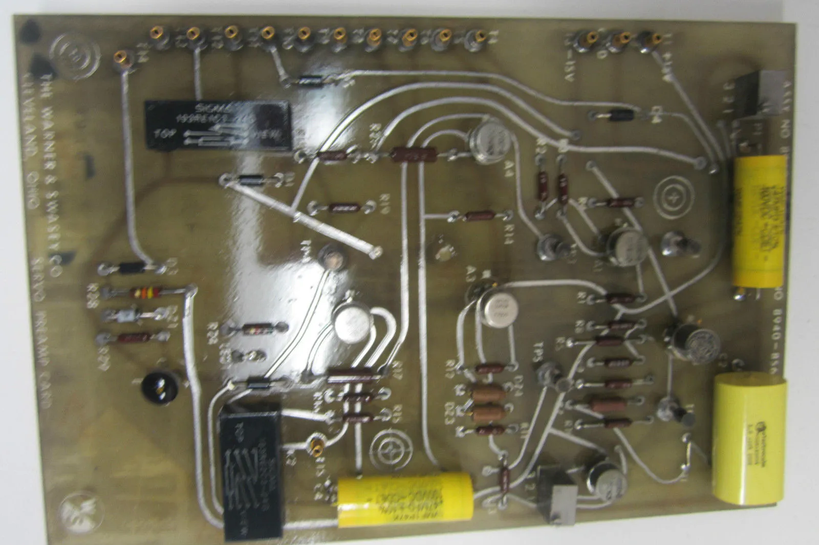 WARNER & SWASEY 8940-856E SERVO CONTROL 8940856E