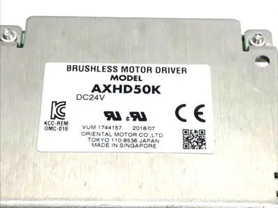 Used Oriental Motor Brushless DC Motor Driver 24VDC Motor Controllers Michigan US | Maverick Industrial Sales #1402274