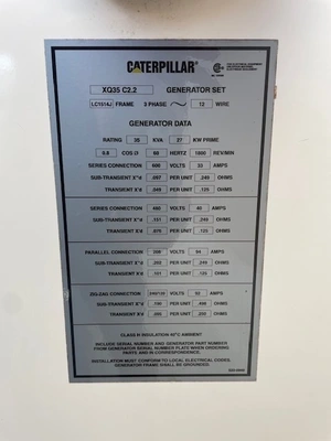 CAT XQ35 Generators | Iron Listing (12)