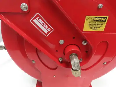 Lincoln 94500 Hose Reel 8000 PSI Grease Type 27' Hose Spring Wound