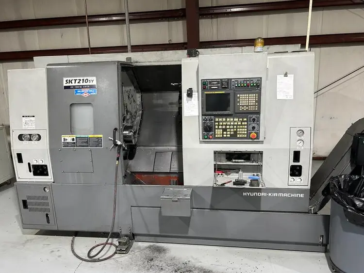 Used 2008 HYUNDAI-KIA SKT210SY CNC Lathes Vermont US | Two Spade Machinery LLC #507095