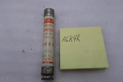 LOT OF 8 - Gould Shawmut A6K4R Fuse - STOCK H589A