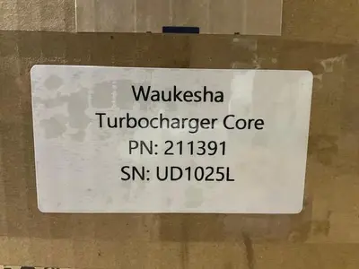 Waukesha Turbocharger Core PN 211391 SN UD1025L