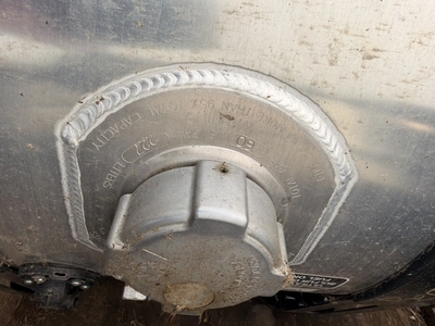 Used DTNA 60 GALLON FUEL TANK WITH STRAPS.  CAME OF WESTERN STAR Fuel Oil Tanks Michigan US | Miedema Asset Management Group #1357519