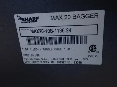 Used 2010 SHARP MAX 20 Miscellaneous Packaging Equipment Ohio US | HGR 24 #1056338