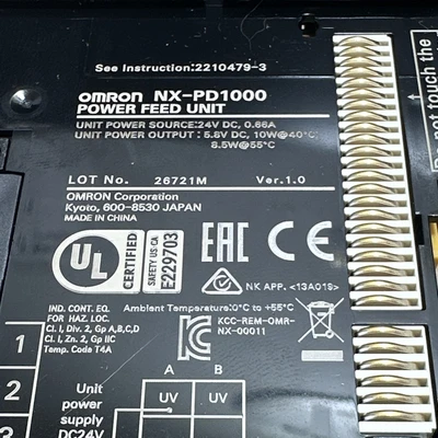 USED Omron NX-PD1000
