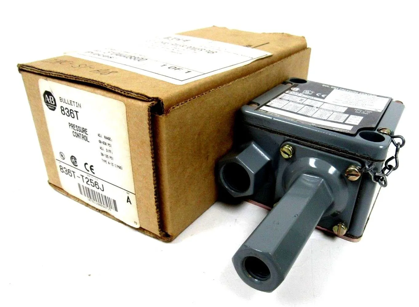 NEW ALLEN BRADLEY 836T-T256J PRESSURE CONTROL SER A 836TT256J