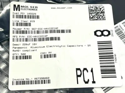 New | in-Stock Panasonic EEE-HA1C221XP Capacitors Michigan US | Maverick Industrial Sales #1494857