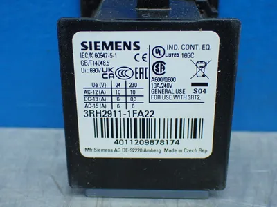 NEW SIEMENS 3RH29111FA22