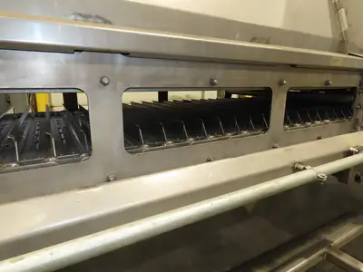 FEC Sanitary Food Grade Granulator 30" Apron Feeder Stainless Conveyor Surge Bin