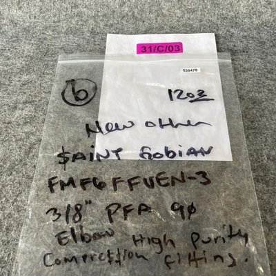 New | in-Stock Saint-Gobain FMF6FFUEN-3 Valves/Fittings California US | Davliegogo LLC #1732607