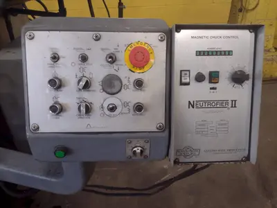 12" X 24" OKAMOTO MODEL #124N HYDRAULIC SURFACE GRINDER: STOCK #14964