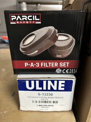Lot of Fast Puddy, Shrink Bands, & Filter Set