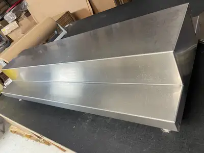 Used Falcon Restaurant Supply, Inc. Used 42"X 16" Stainless Countertop Liquor Bottle Display Riser - SS359 -SB2 Bar Equipment Illinois US | Falcon Restaurant Supply #1373854