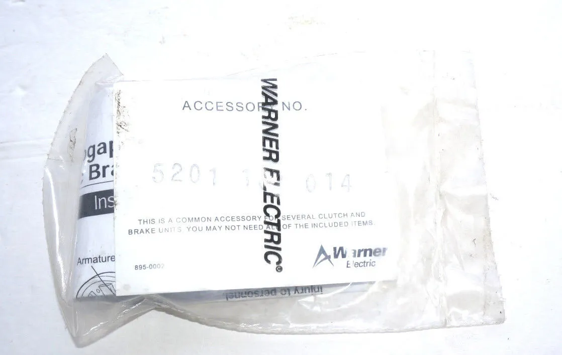 NEW WARNER ELECTRIC 5201-101-014 AUTOGAP ACCY PIN 5201101014