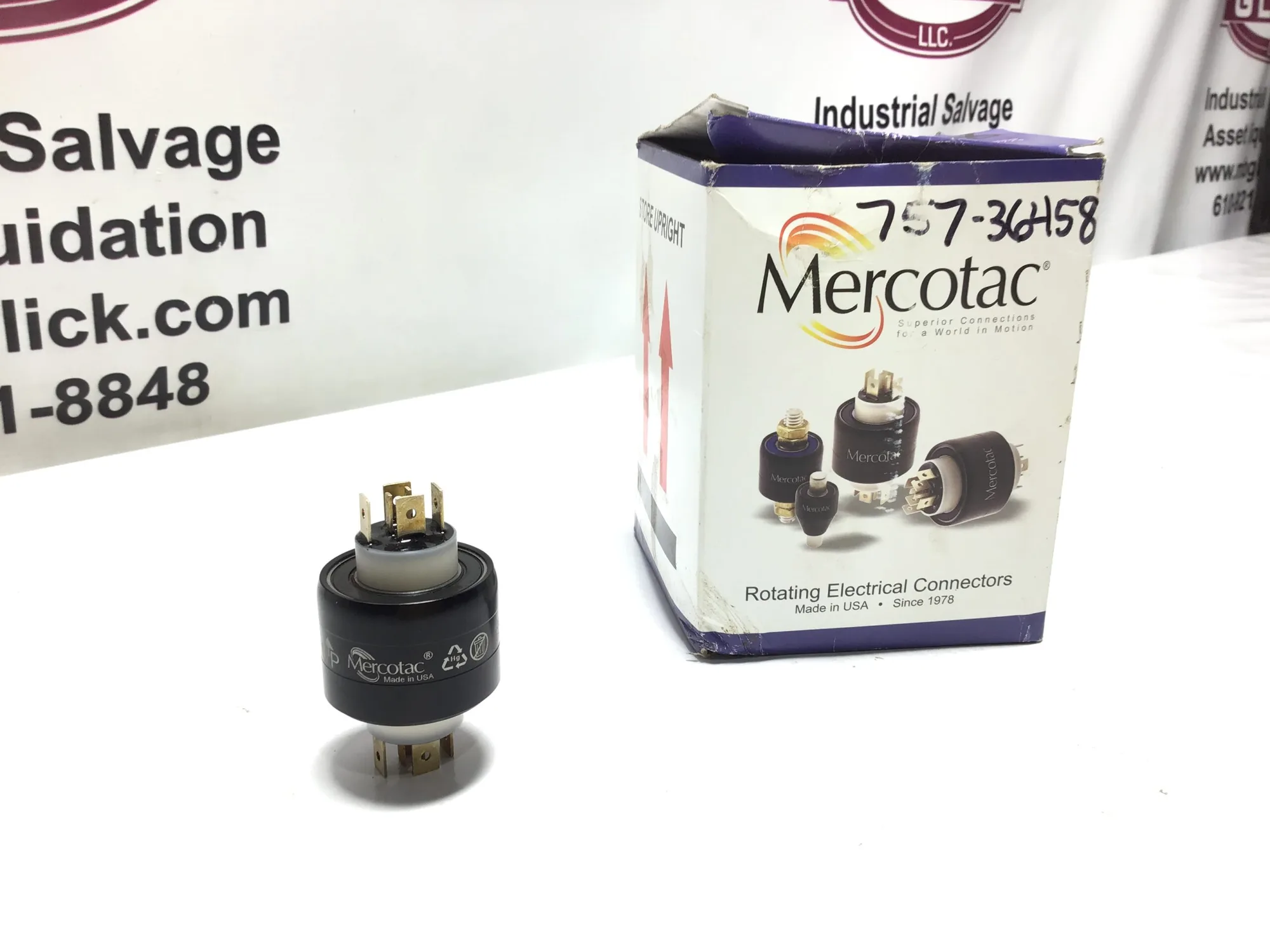 MERCOTAC Mercury Conductive Slip Ring 630 Rotary Connector