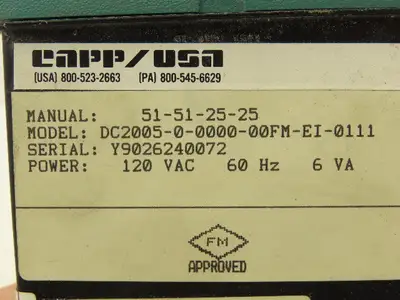 Honeywell DC2005-0-0000-00FM-EI-0111 UDC2000 Digital Temperature Controller