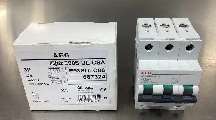 Used AEG E93SULC06 Circuit Breakers | Palmetto Automation #1156151