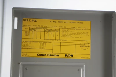 New | in-Stock Cutler-Hammer DH221NGK Switchgears California US | Davliegogo LLC #1707892