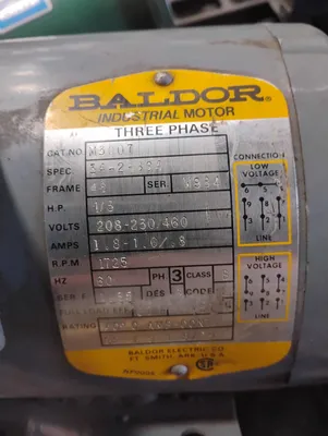 Baldor M3007 General Purpose Motors | ESS Industrial Equipment Sales (5)