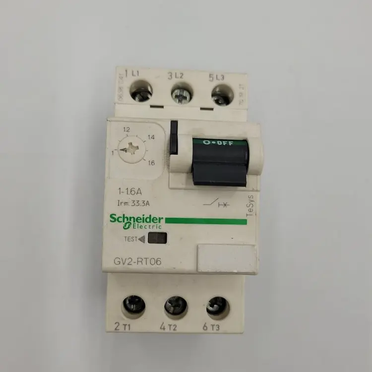 Used SCHNEIDER ELECTRIC SCHNEIDER ELECTRIC CIRCUIT BREAKER 1A-1.6A (GV2-RT06) Circuit Breakers | ND Industrial Surplus #1219618