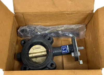 NEW NIBCO LD-2000-3 LUG STYLE BUTTERFLY VALVE 3" 200PSI LEVER-LOCK NLG100F