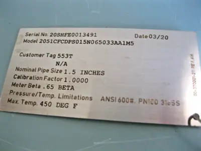 NEW Rosemount 2051 CFC DPS015N065033AA1M5