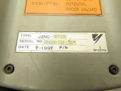 Yaskawa JZNC-MPP21E Motoman Yasnac MRC Robot Teach Pendant
