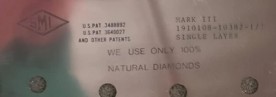 27" Natural DIAMOND SAW BLADE SLICING SILICON SMI Semiconductor