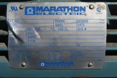 USED MARATHON ELECTRIC M15000