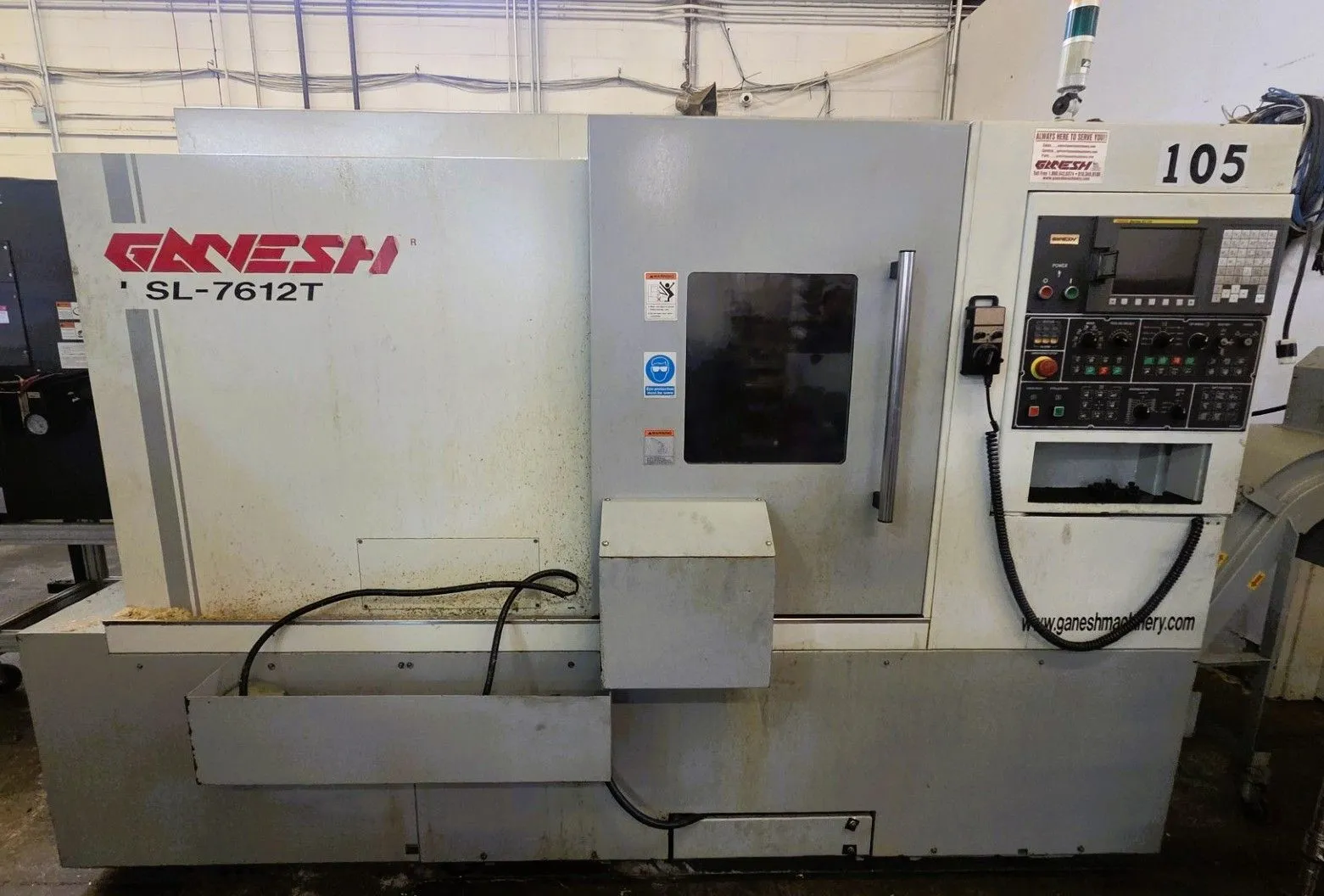 USED 2017 GANESH 7612T