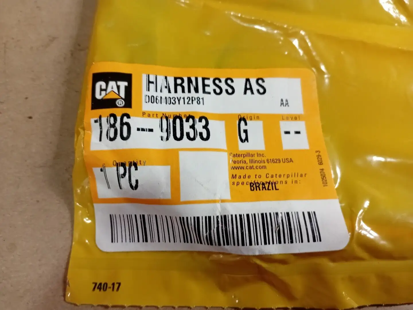 NEW CATERPILLAR 186-9033