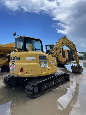 Used 2018 KOMATSU PC88MR-10 Crawler Excavators Florida US | National Equipment Dealers #1422245