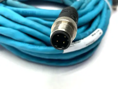 USED LUMBERG AUTOMATION DOUBLE-ENDED CORDSET M12 M TO M 900004049