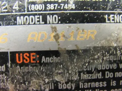Rebel Protects AD111BR 11' Self Retracting Safety Lifeline Fall Protection