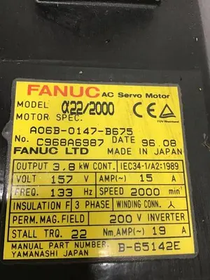 USED FANUC A06B-0147-B675