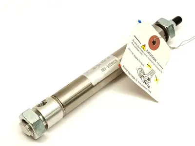 USED SMC ROUND BODY PNEUMATIC CYLINDER NON-ROTATING