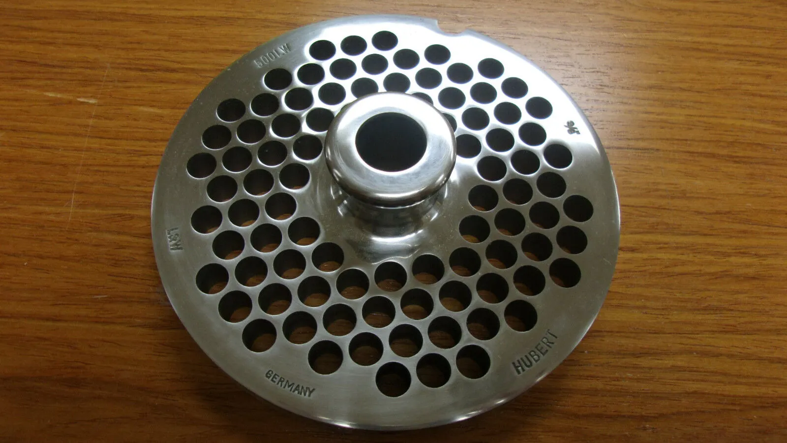 Hubert #56 3/8" Chrome Plated Stainless Steel Grinder Plates