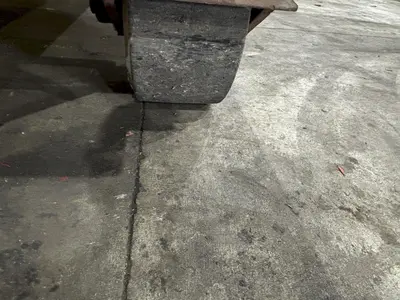 20,000 LBS (10 TON) x 120" x 60" STEEL WITH HARD TIRE TRANSFER CART CAR: STOCK #23237
