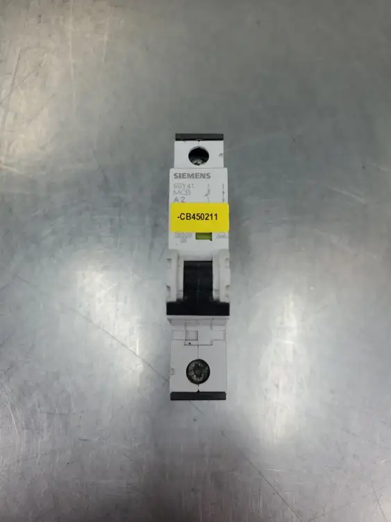 Used Siemens 5SY41 MCB A2 Circuit Breaker, 1 Pole, (5SY4102-5) Circuit Breakers South Carolina US | Palmetto Automation #1155714