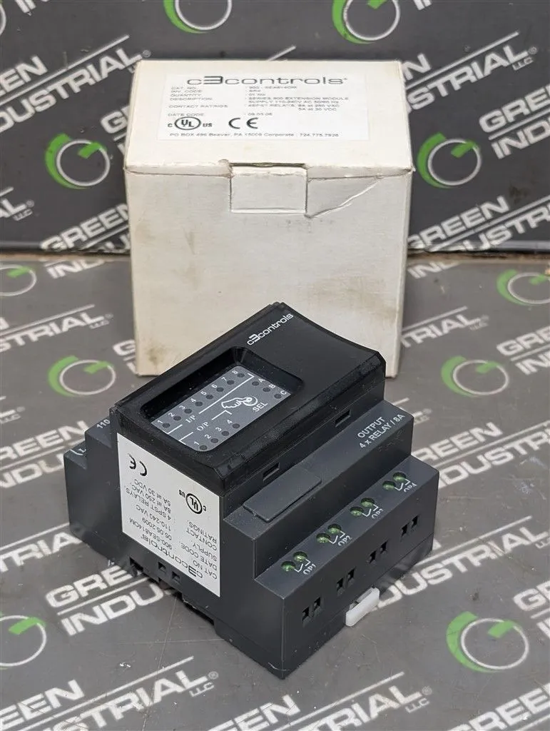 c3controls 900-SEA814OM Programmable Relay Module Used