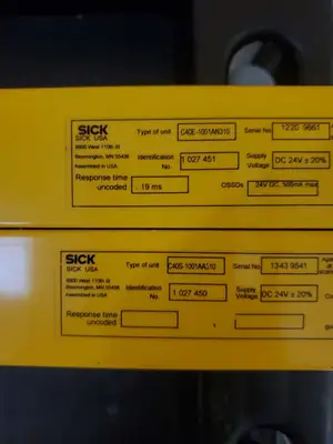 SICK C4000 eco C40S-1001AA310/C40E-1001AN310 Safety Curtain System. 5C-13