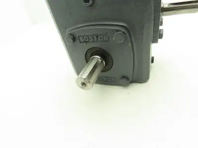 Boston Gear 718-20-H Worm Gearbox 20:1 Reducer 1Hp 88rpm Dual Shaft Output