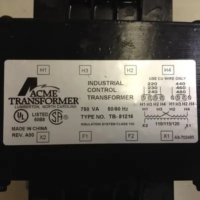 USED ACME TRANSFORMER TB-81216